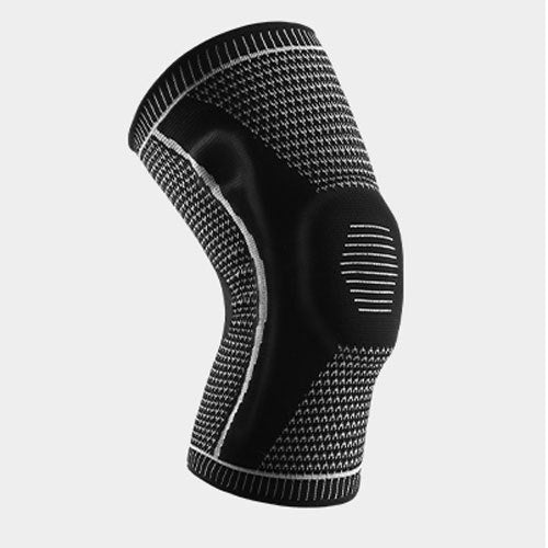 Genouillères en silicone respirantes avec compression pour le sport