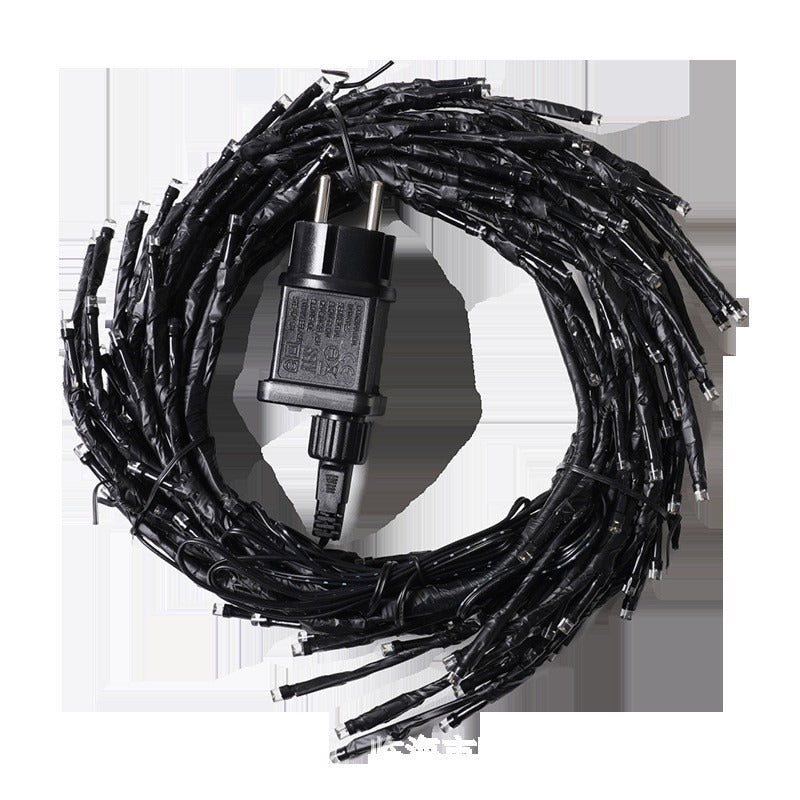 Lampe en Rattan avec Feuilles LED pour Chambre - Décoration Intérieure de Noël