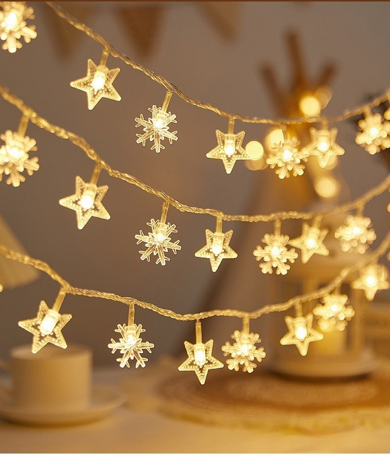 Lumière d'ambiance solaire pour camping et décoration de Noël