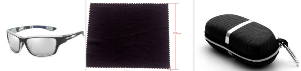 Lunettes de soleil avec miroir anti-poussière pour cyclisme