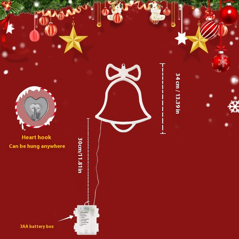 Lampe Suspendue en Forme de Cloche pour Décoration de Noël