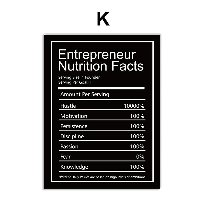 Art mural inspirant avec citations pour la décoration de bureau - Allomarc.com