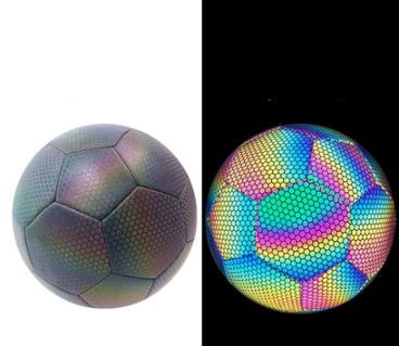 Ballon de Football Réfléchissant Lumineux Cousu Machine - Allomarc.com