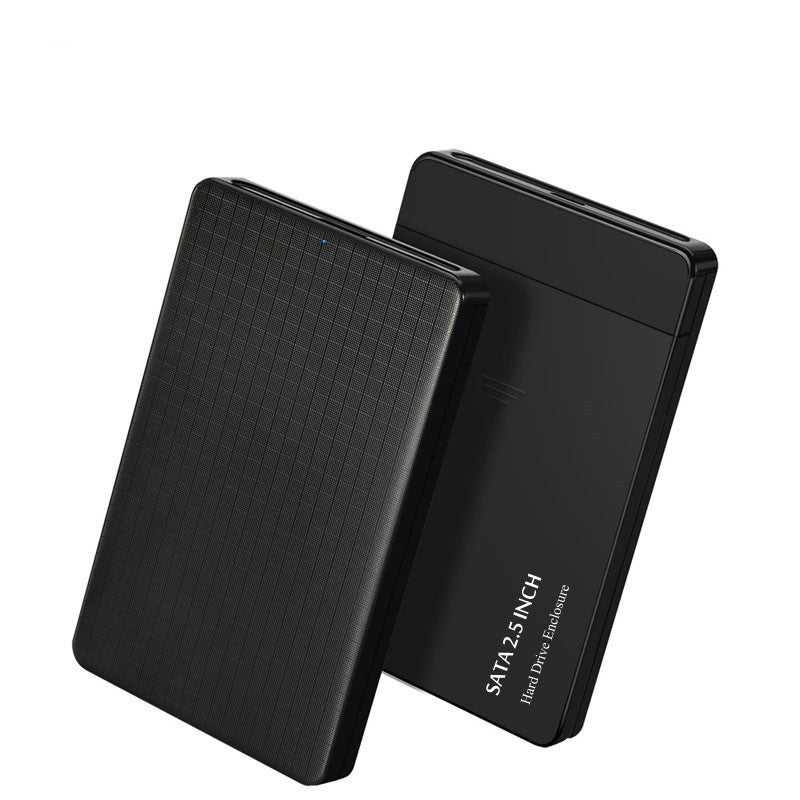 Boîtier de Disque Dur Mobile USB3.0 au Motif Quadrillé - Allomarc.com