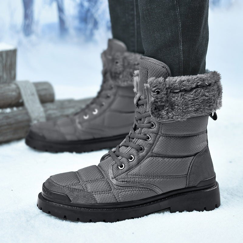 Bottes Hautes en Coton pour Hommes - Mode Outdoor - Allomarc.com