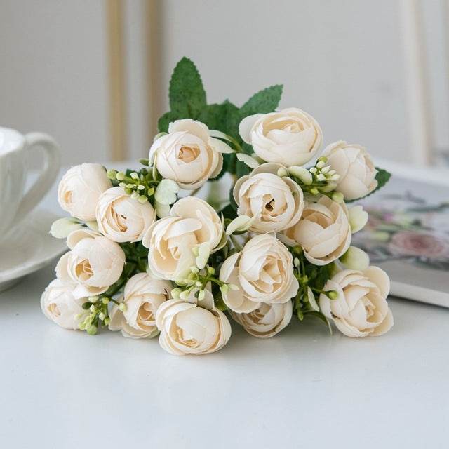 Bouquet de Bourgeons de Thé Nordic Rose Petit - Allomarc.com