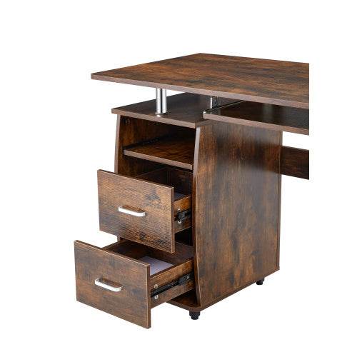 Bureau en Bois Massif D&N pour Ordinateur - Allomarc.com