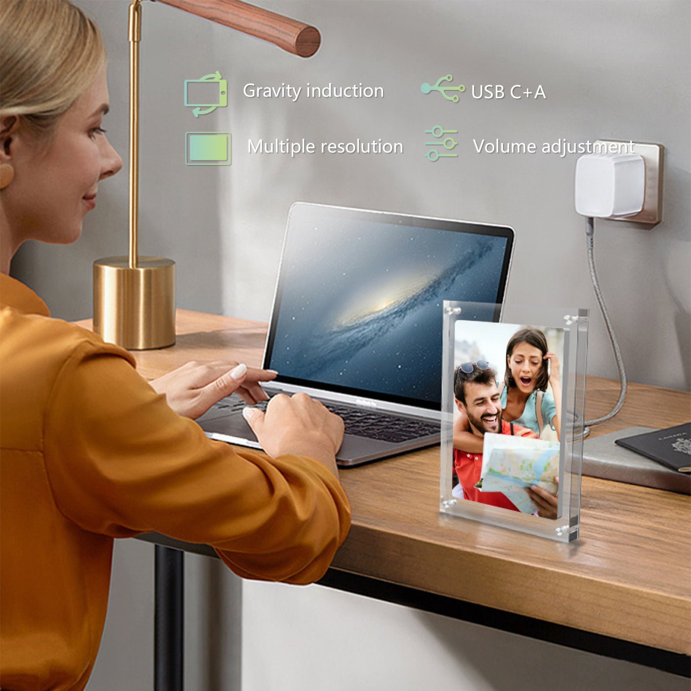 Cadre Photo Électronique - Allomarc.com