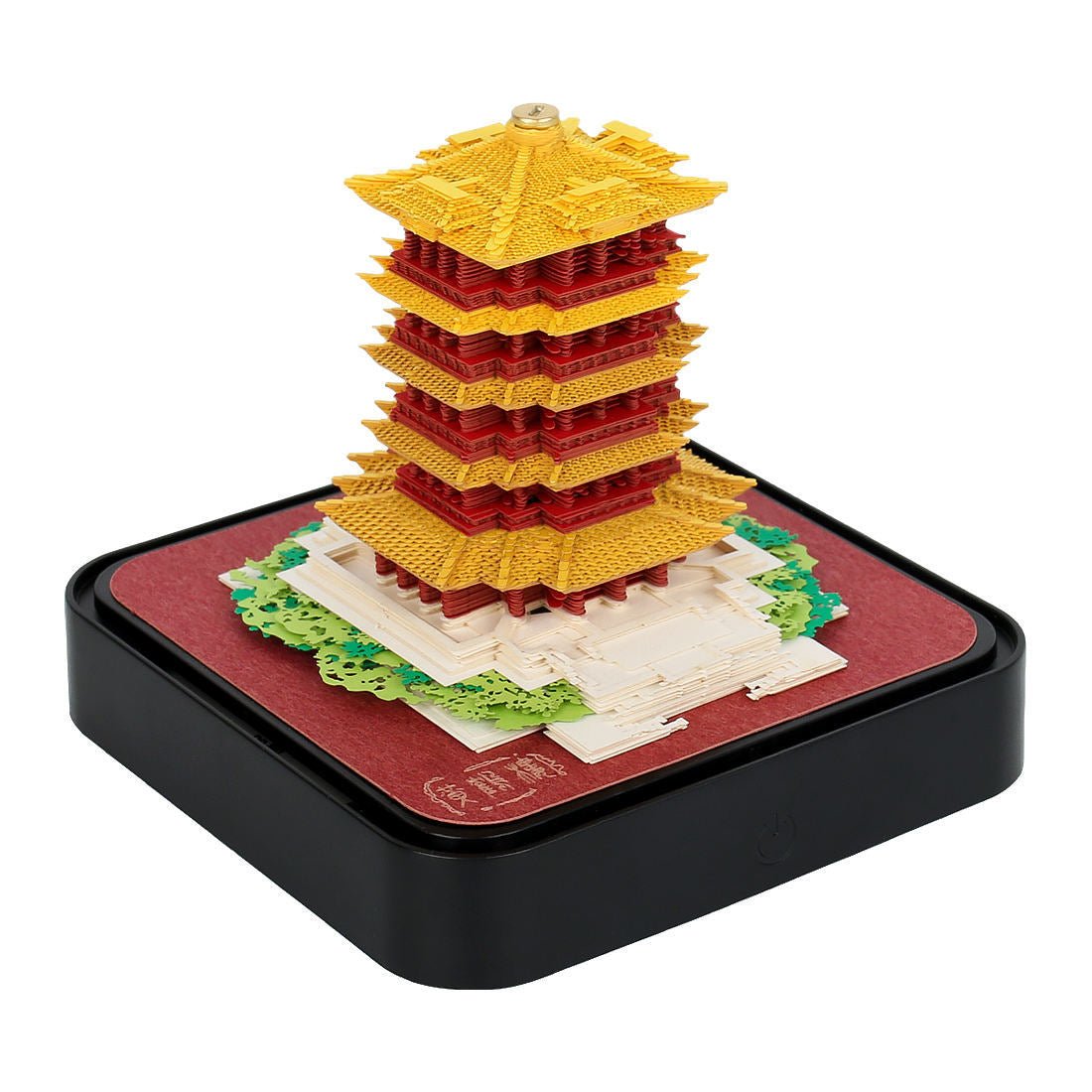 Carnet Mémo 3D Fleurs En Papier Sculpté - Allomarc.com