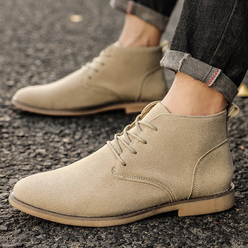 Chaussures et Bottes de Bureau pour Hommes - Style Rétro Britannique - Allomarc.com