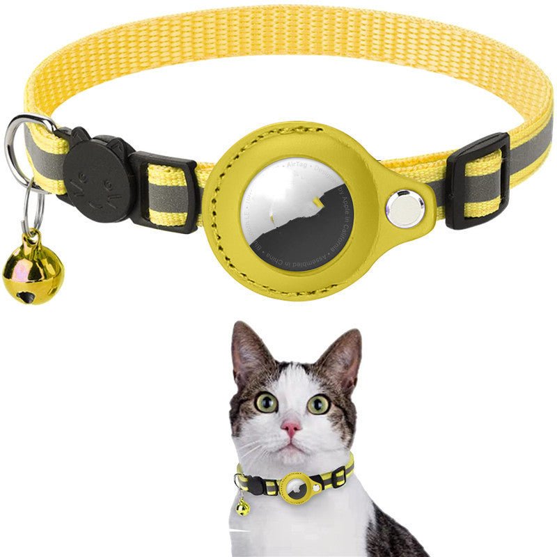 Collier Réfléchissant Étanche avec Étui pour Airtag - Protection pour Chats et Chiens - Allomarc.com