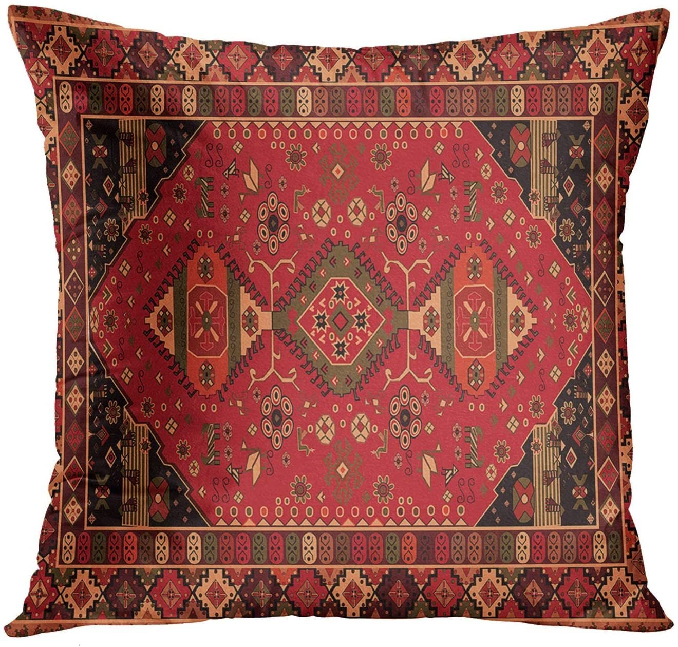 Coussin Éthique en Lin Persan Bohème - Allomarc.com