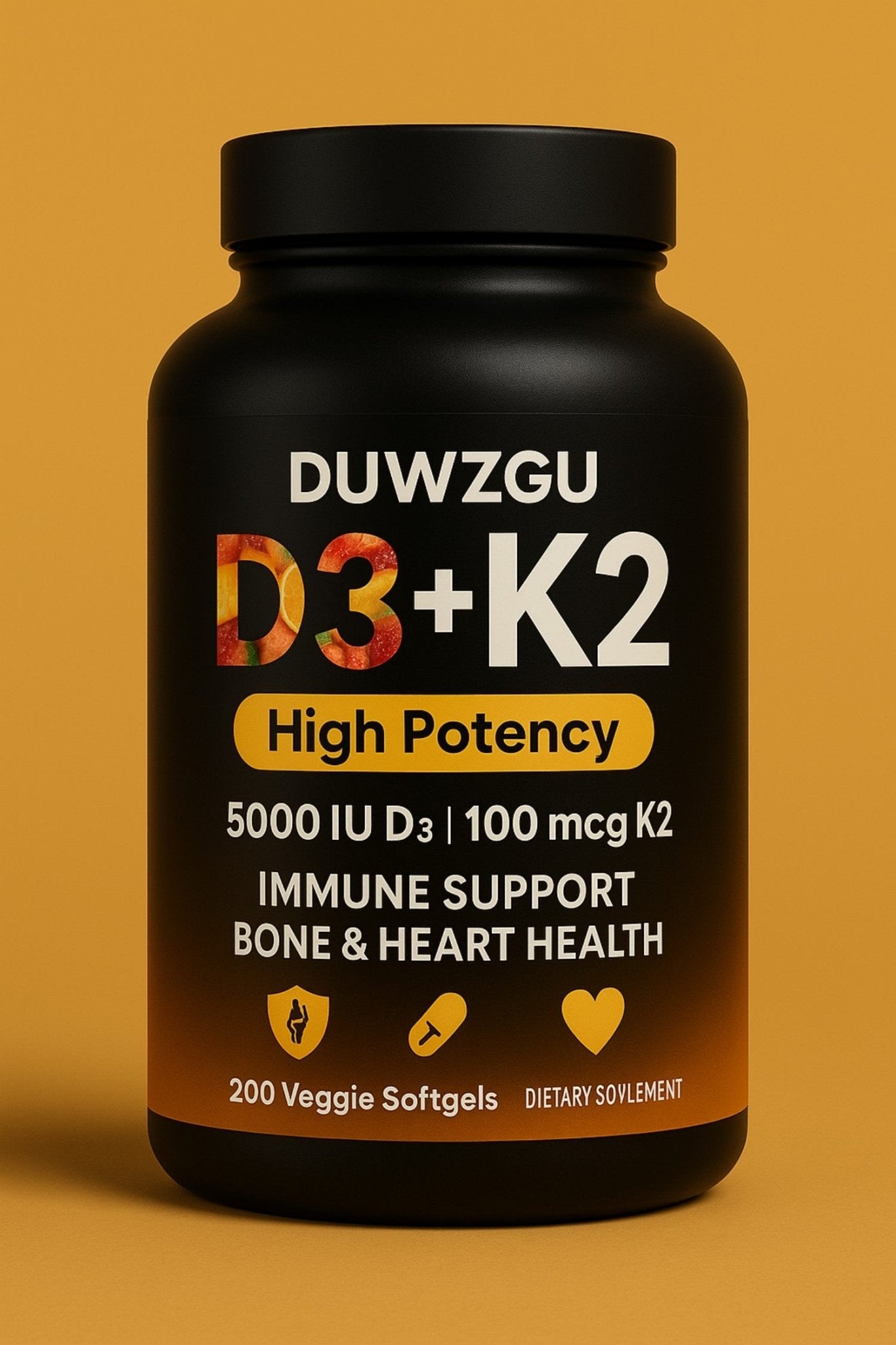 Gélules Souples de Vitamine D3 et K2 - Allomarc.com
