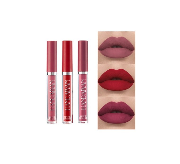 Gloss à Lèvres Mat Non - collant, Rouge à Lèvres Liquide Mat Résistant - Allomarc.com