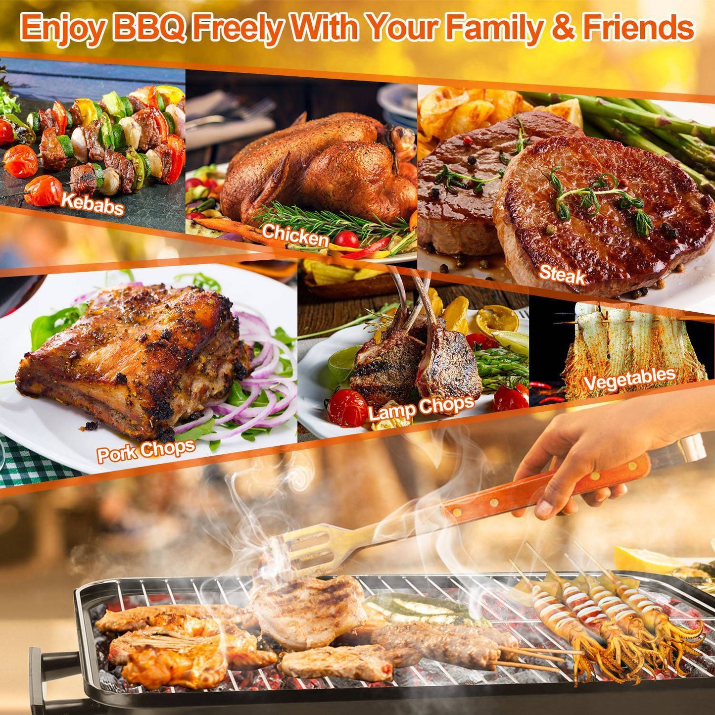 Gril Portable à Charbon de Bois pour Camping et Pique - niques - Allomarc.com