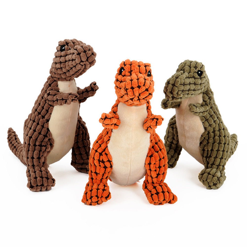 Jouet Dinosaure Interactif pour Grands Chiens - Jouets à Mâcher pour Animaux de Compagnie - Allomarc.com