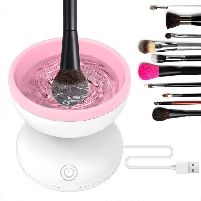 Machine Nettoyeuse de Pinceaux de Maquillage Électrique Portable - Allomarc.com