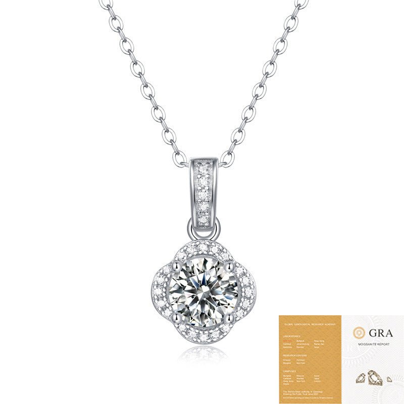 Pendentif Étoile en Argent 925 avec Chaîne Clavicule - Ne S'efface Pas - Allomarc.com