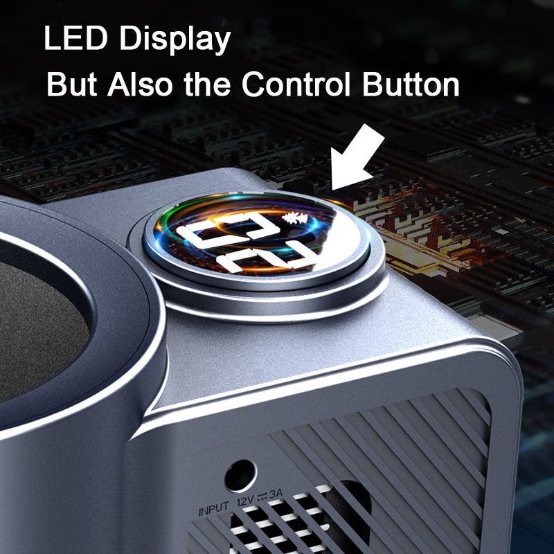 Tasse Électrique 2 En 1 Chauffante et Rafraîchissante pour Voiture - Allomarc.com