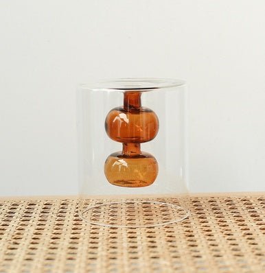 Vase en Verre Coloré Style Rétro pour Plantes Hydroponiques - Allomarc.com