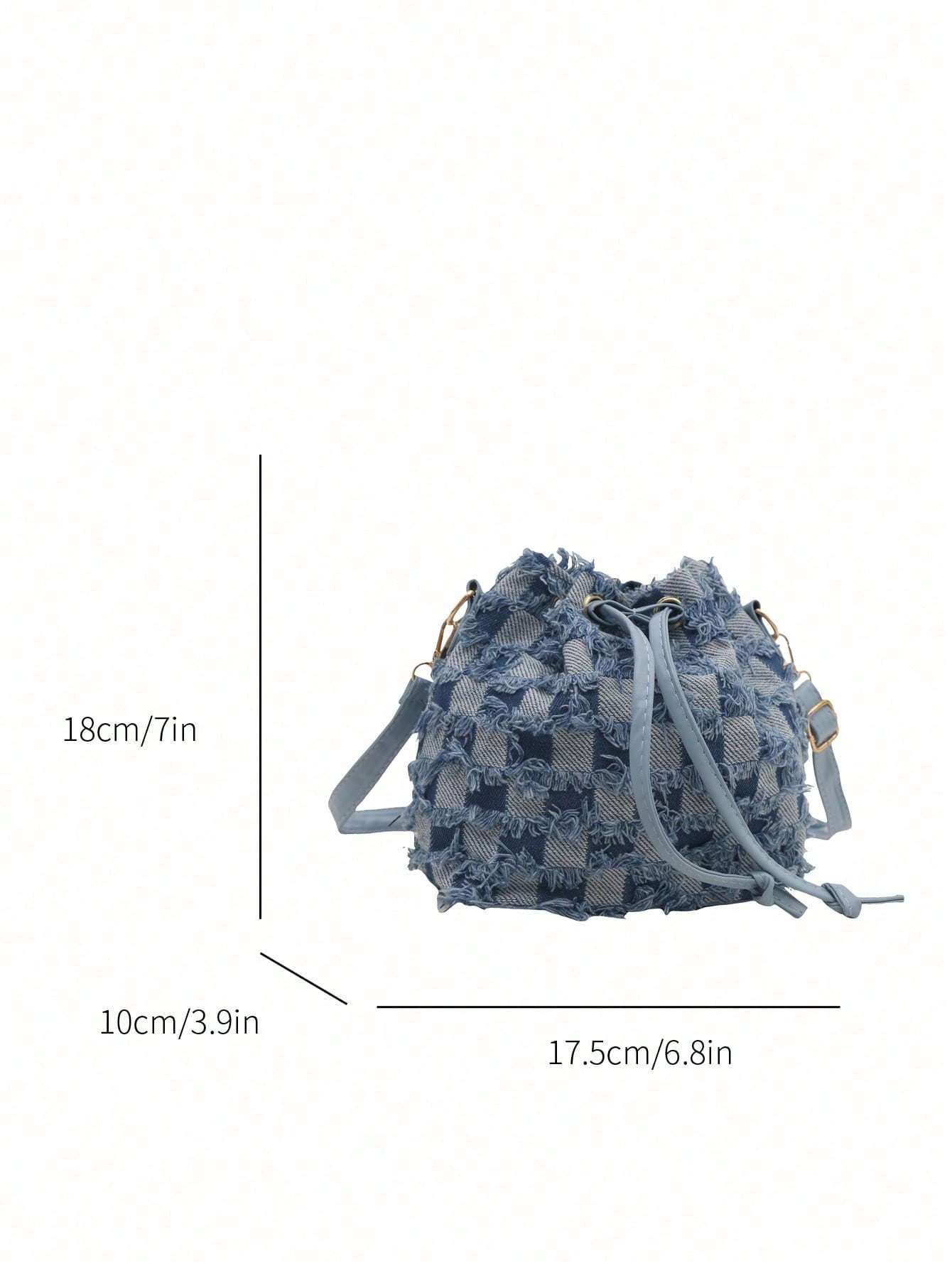 Sac à bandoulière mode grande capacité pour femme - Sac seau décontracté portable