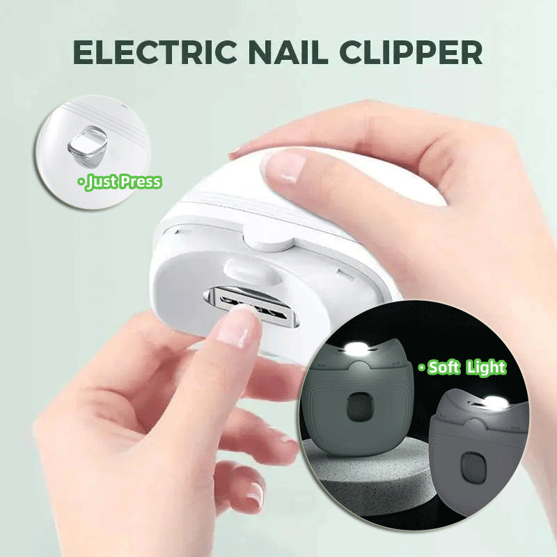 Ciseaux à Ongles Électriques Rechargeables Mini Manucure pour Enfants et Adultes