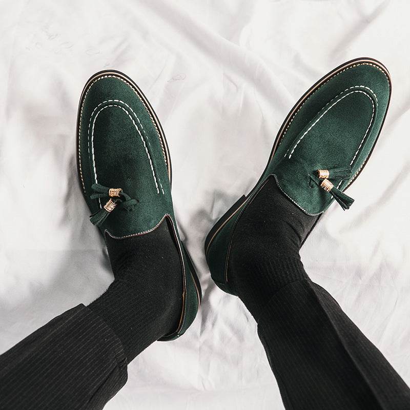 Chaussures de mode en cuir mat pour hommes - Allomarc.com