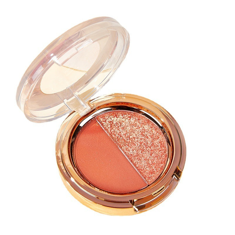 Palette d'ombres à paupières Duo Glitter Or Mat Tangerine