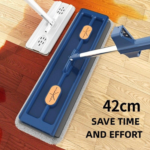 Nouveau Mop Plat Large Style 360° Rotation - Parfait pour Tous Types de Sols