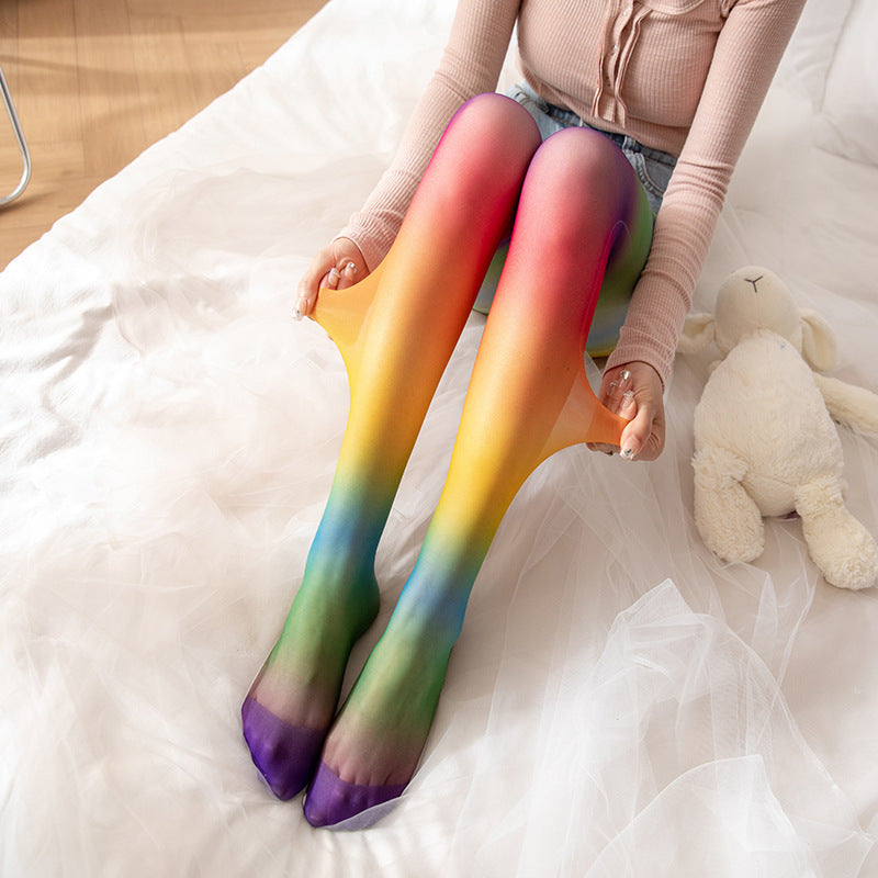 Chaussettes Arc-en-ciel Japonaise pour Femmes