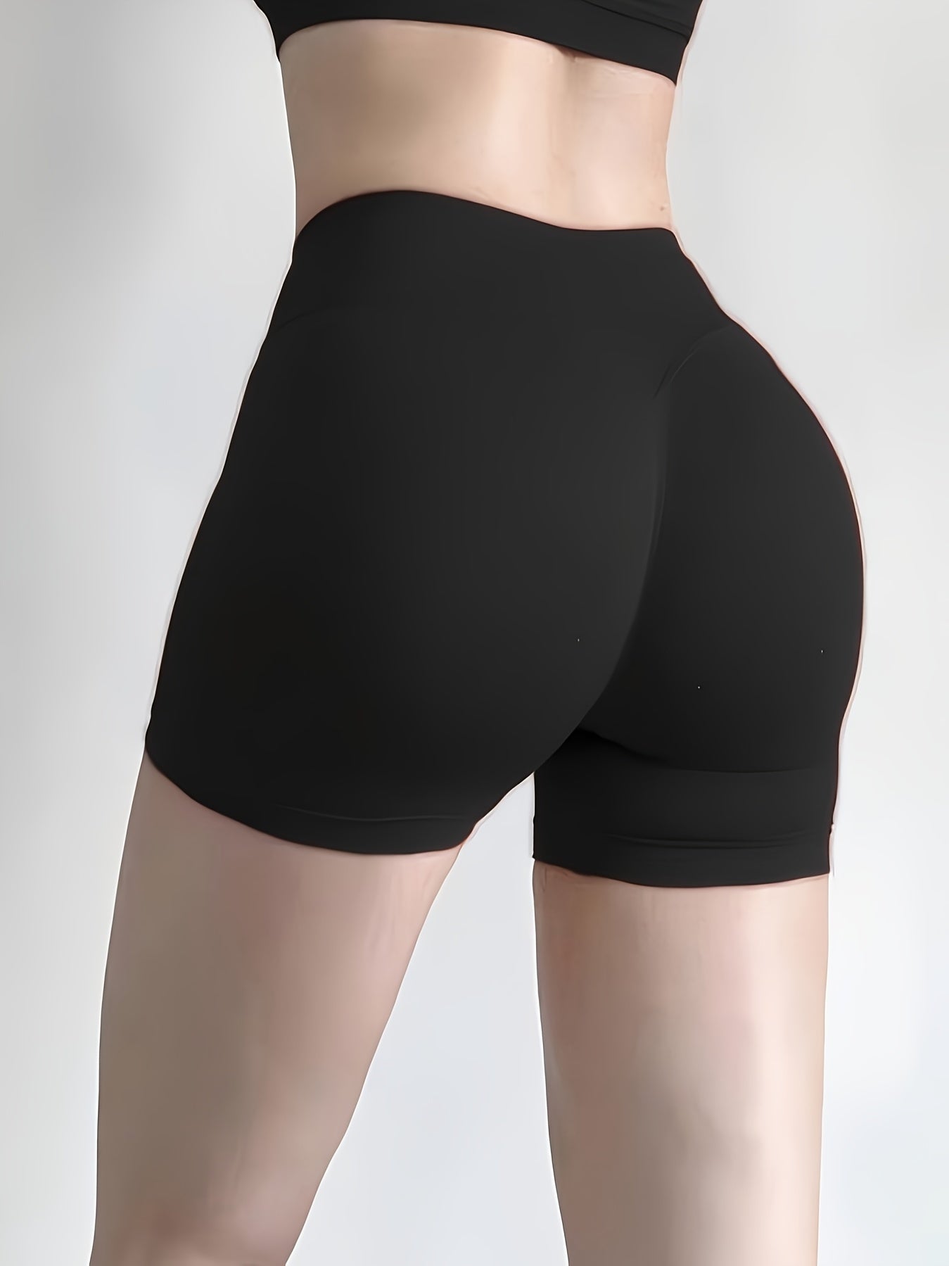 Shorts de Yoga Taille Haute - Sèche Rapidement & Résistants aux Squats
