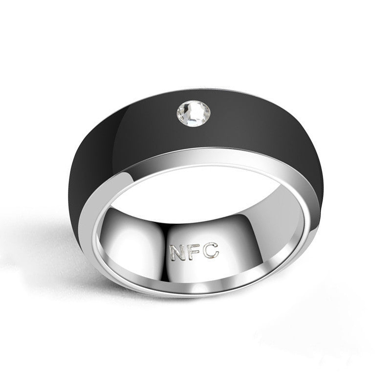 Bague en Acier Inoxydable Multifonctionnelle avec Accès Intelligent