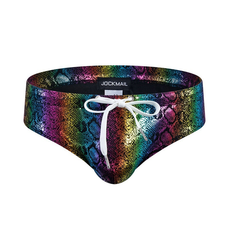 Maillots de bain pour hommes Serpentine Rainbow
