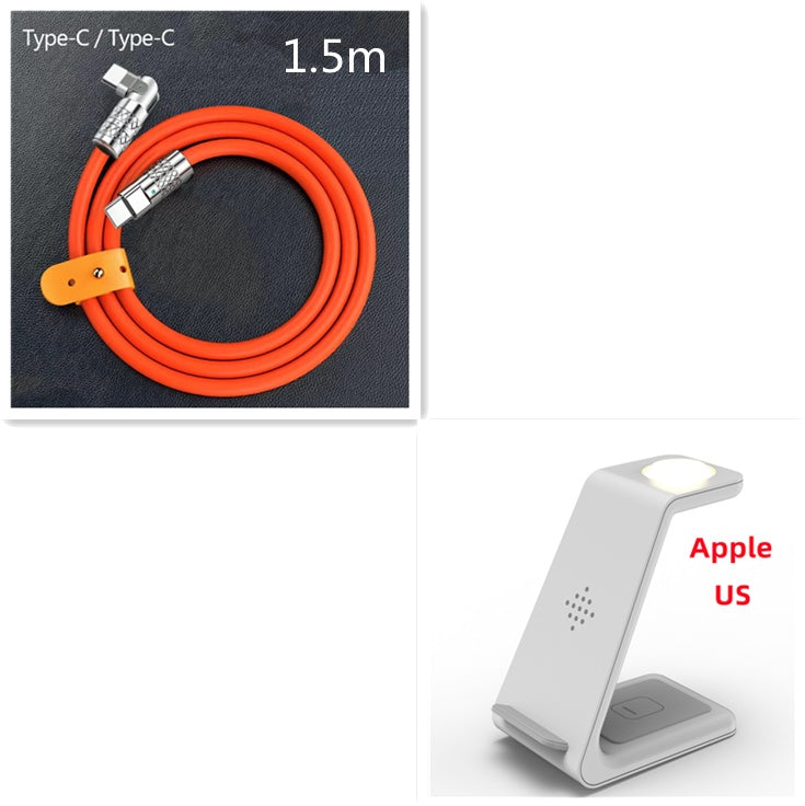 Station de Charge Sans Fil 3 en 1 - Support de Charge Rapide pour Téléphone