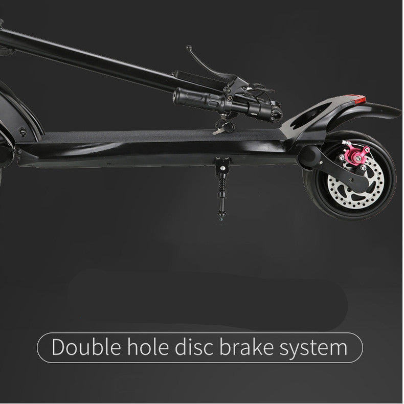 Trottinette Pliable Double Drive avec Large Pneus