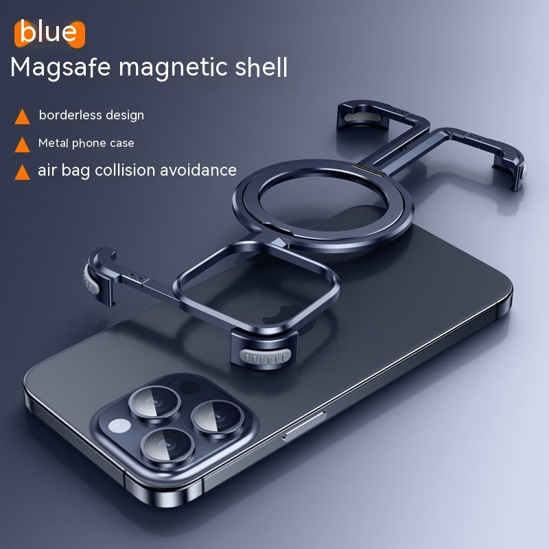 Coque de Téléphone Métallique Anti-Chute en Aluminium de Grade Aéronautique