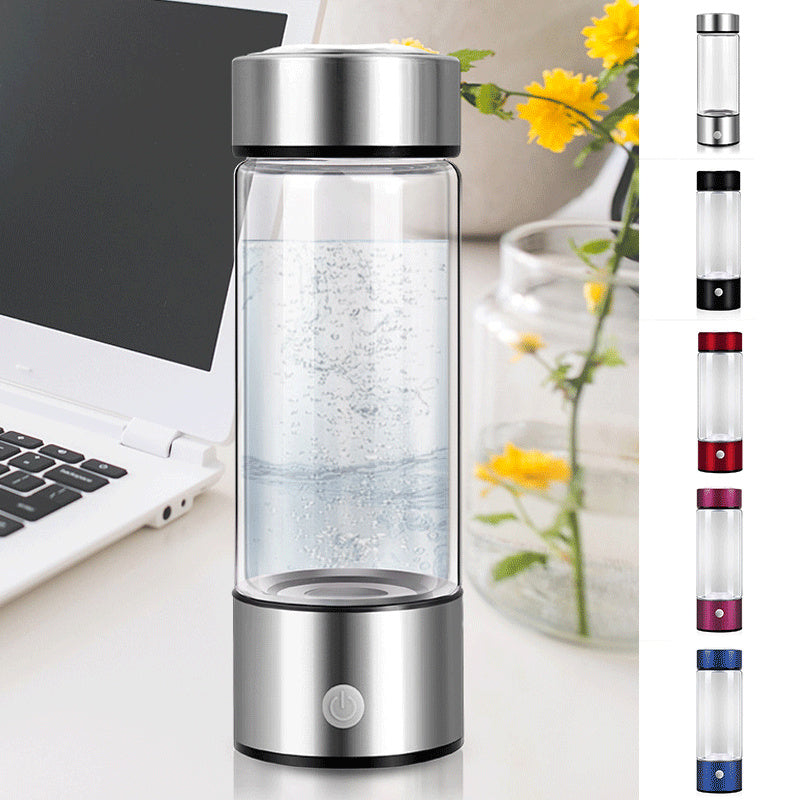 Bouteille d'Eau Hydrogène Électrique - Générateur d'Eau Riche en Hydrogène Rechargeable
