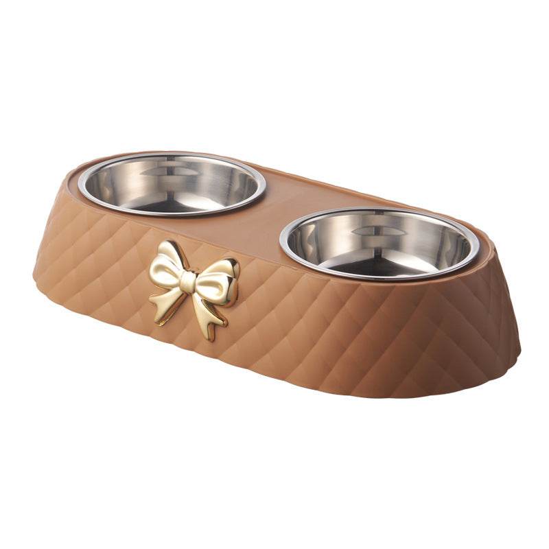 Bols à Croquettes en Nœud pour Chats - Allomarc.com