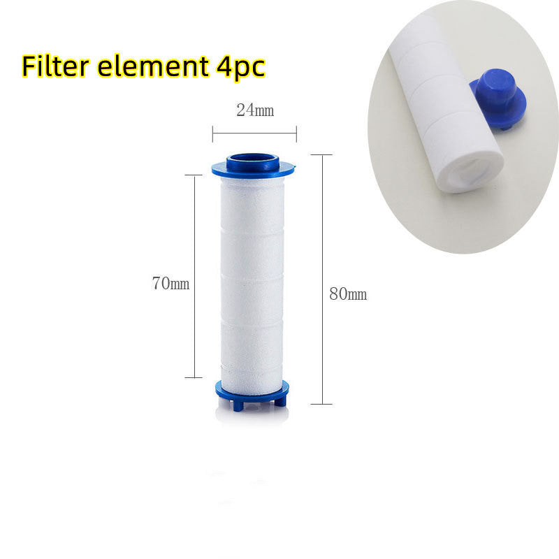 Douchette Turbo Propeller Économiseur d'Eau Haute Pression 360 Degrés avec Extension de Ventilateur
