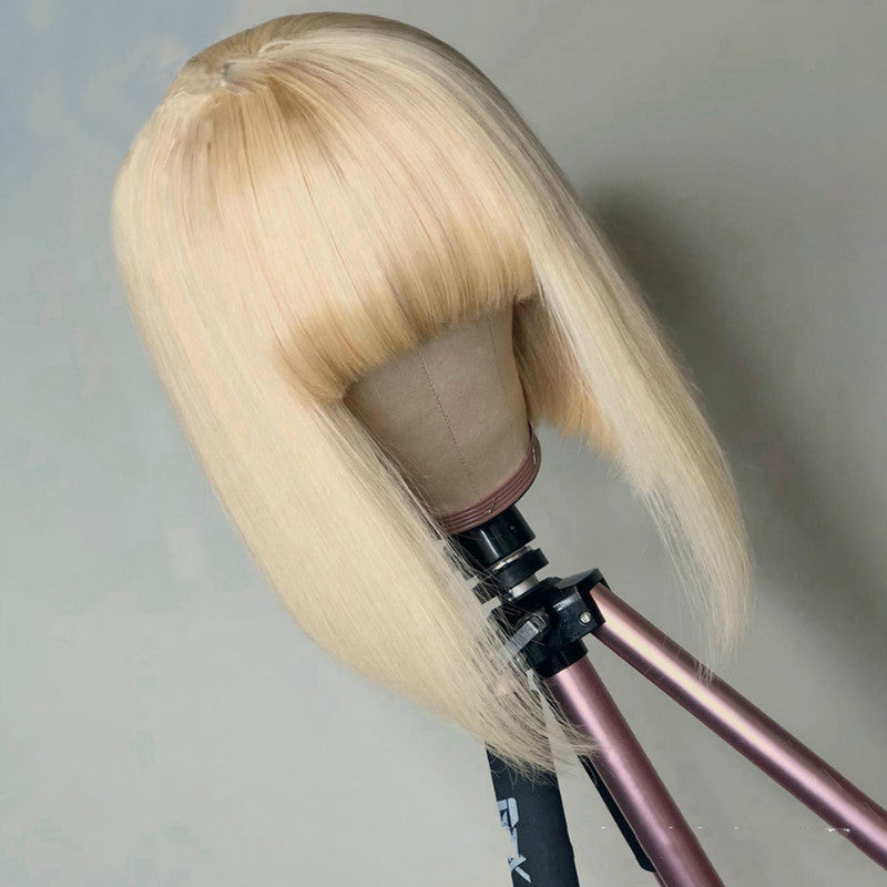 Bobo Light Golden Cheveux Courts en Fibre Chimique