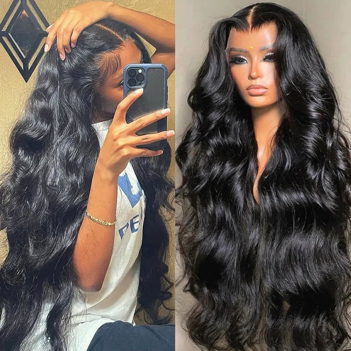 Wig Longue Cheveux Bouclés pour Femmes