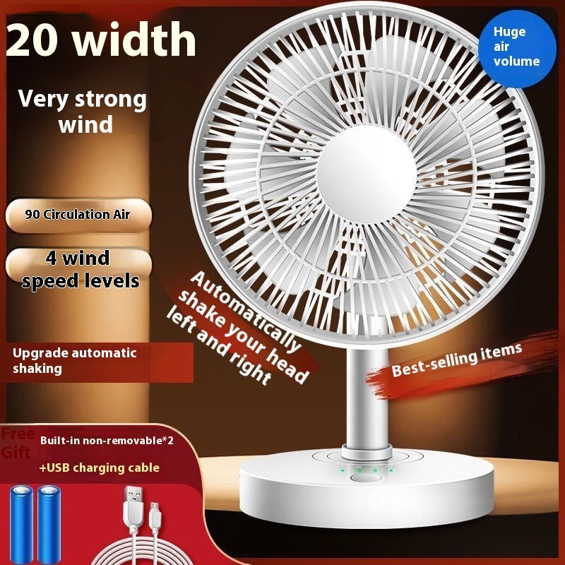 Ventilateur de Bureau et de Dortoir USB Silent Wind Mini Clip