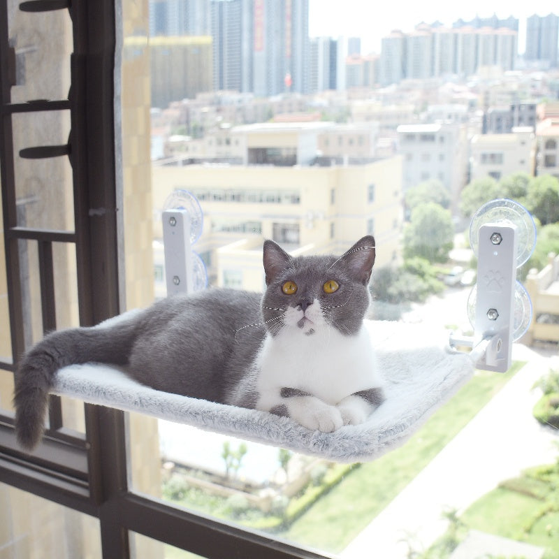 Hamac de Fenêtre avec Ventouse pour Chats - Confort et Style