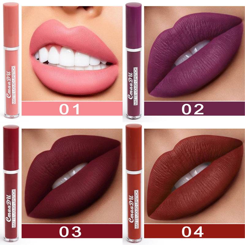 Rouge à Lèvres Mat Waterproof Non-adhésif pour Femmes - Allomarc.com