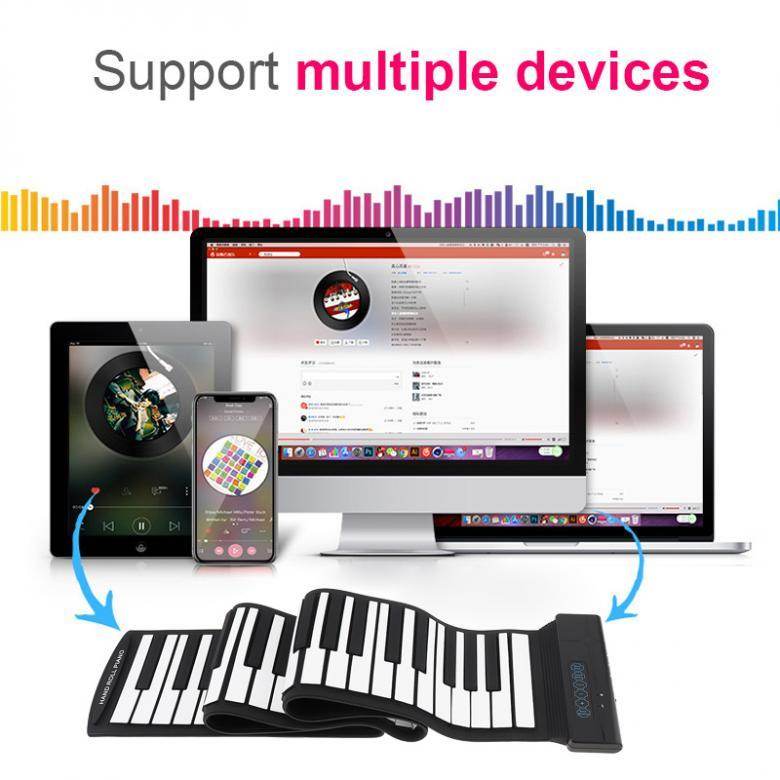 Piano Portable Roll-Up 88 Touches - Allomarc.com