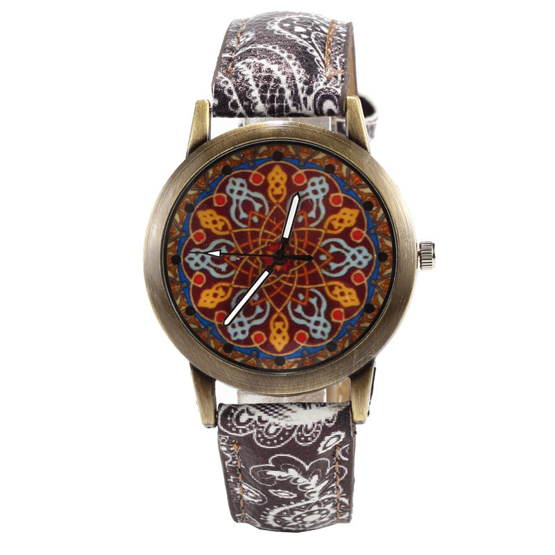 Montre Quartz Kaleidoscope Créative
