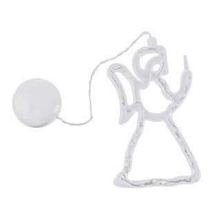 Guirlande LED Suction Cup de Noël - Chandelier Santa Claus, Élan, Bonhomme de Neige