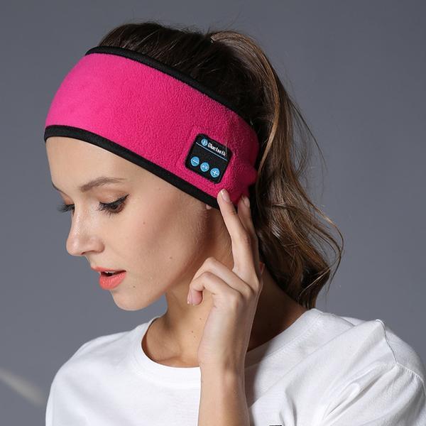 Bandeau de Fitness Sans Fil Compatible Bluetooth pour Yoga et Activités en Plein Air