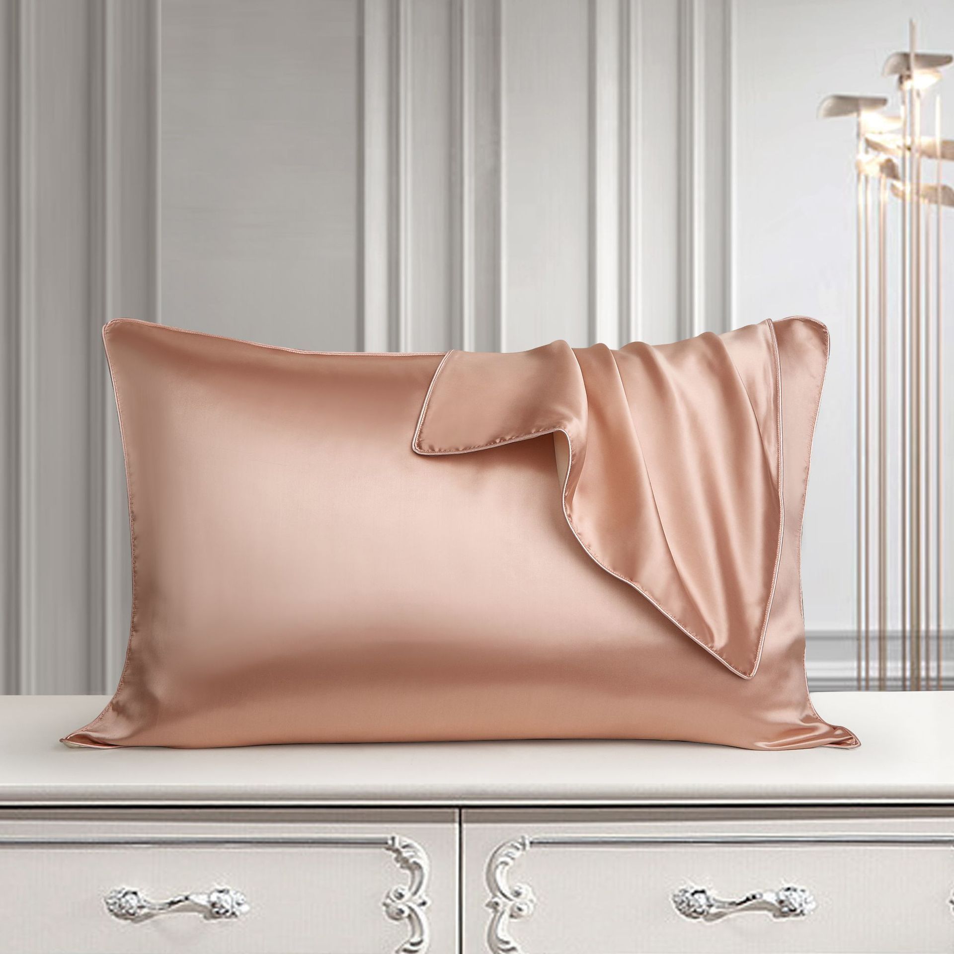 Housse de Coussin en Soie Pure