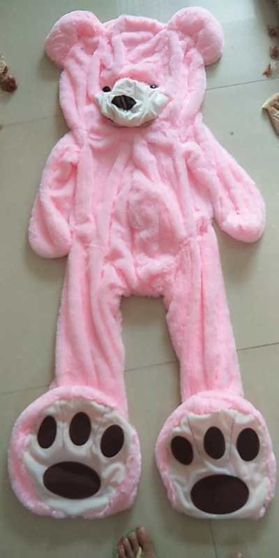 Gros ours en peluche géant - Jouet doux en cuir